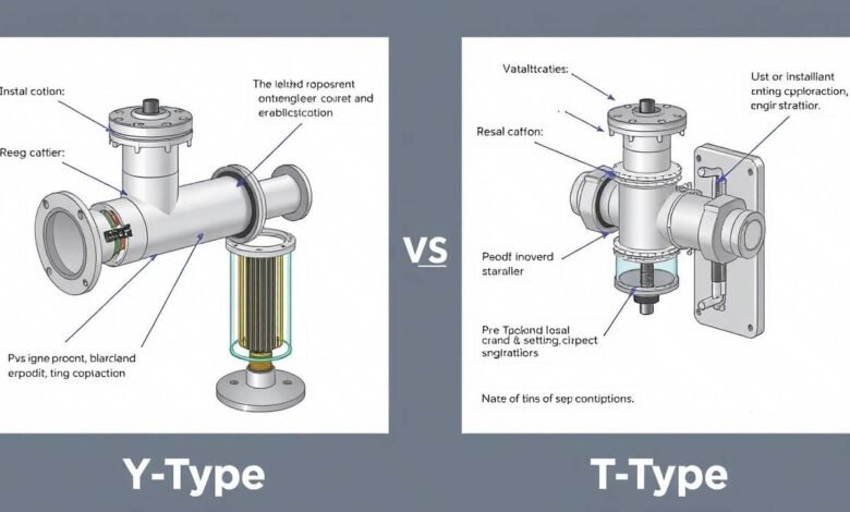 Y-Type and T-Type strainers