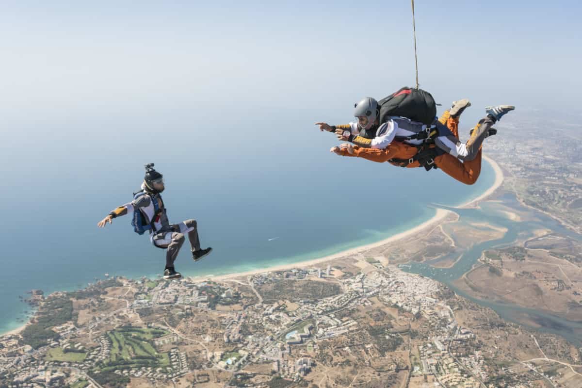 skydiving